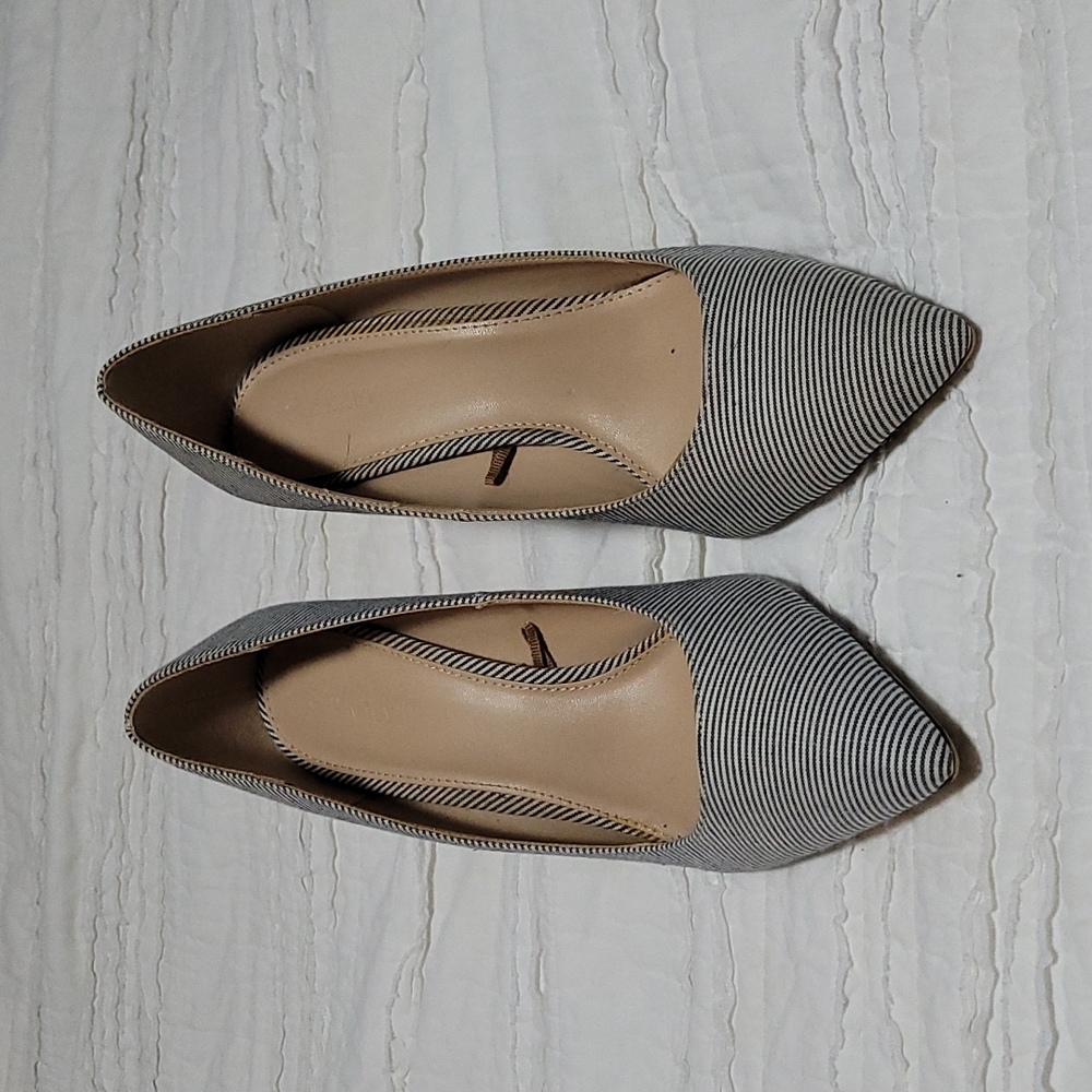 Striped Heels